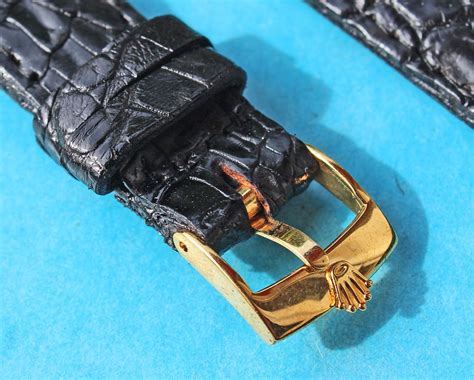 alligator straps for rolex|rolex leather strap and buckle.